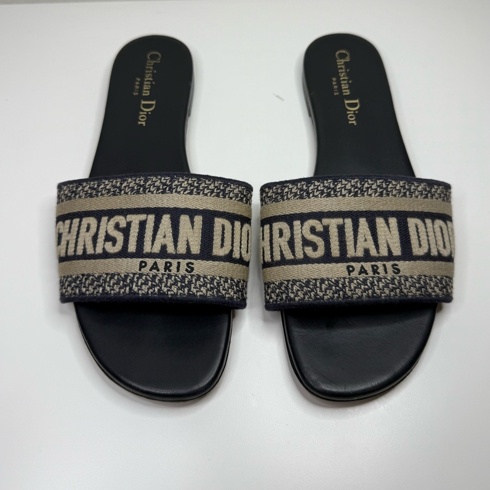 Dior blue sandals 36 1/2